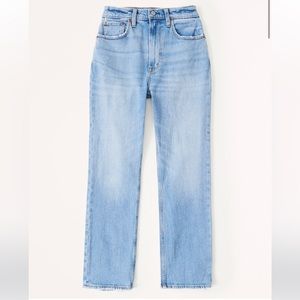 Abercrombie Ultra High Rise Anle Straight Jeans